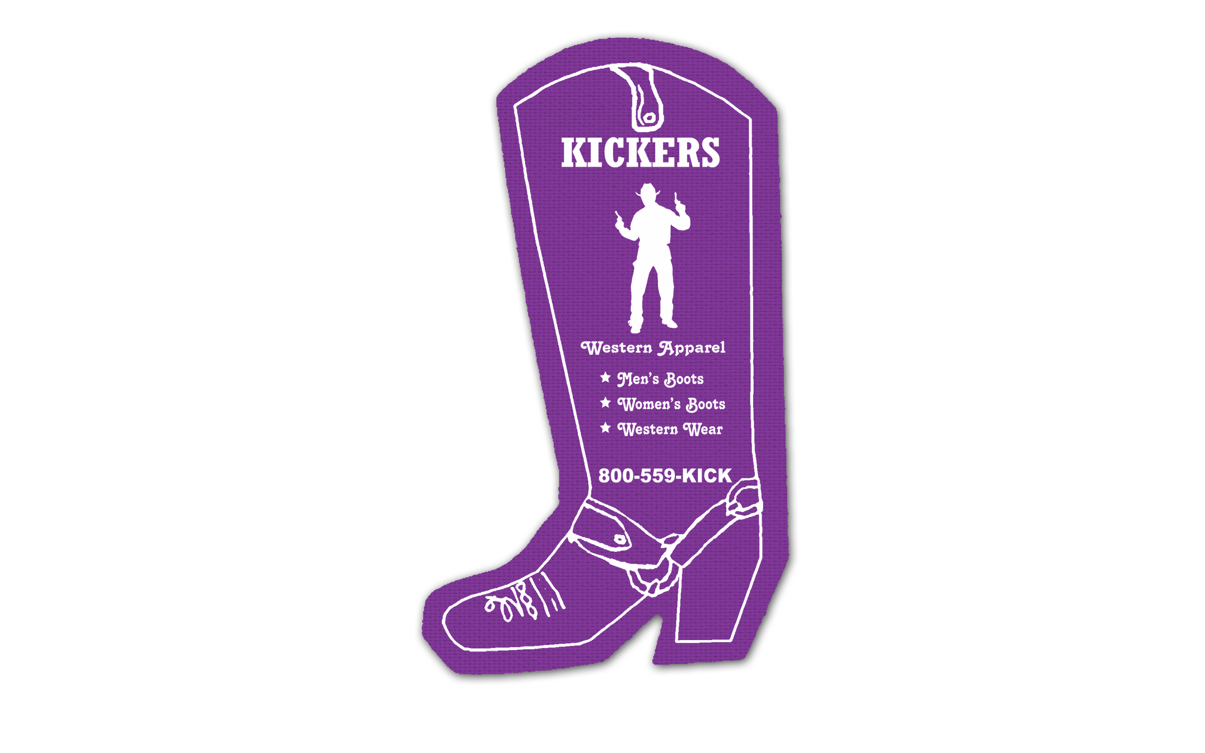 Cowboy Boot Vinyl Jar Opener 81