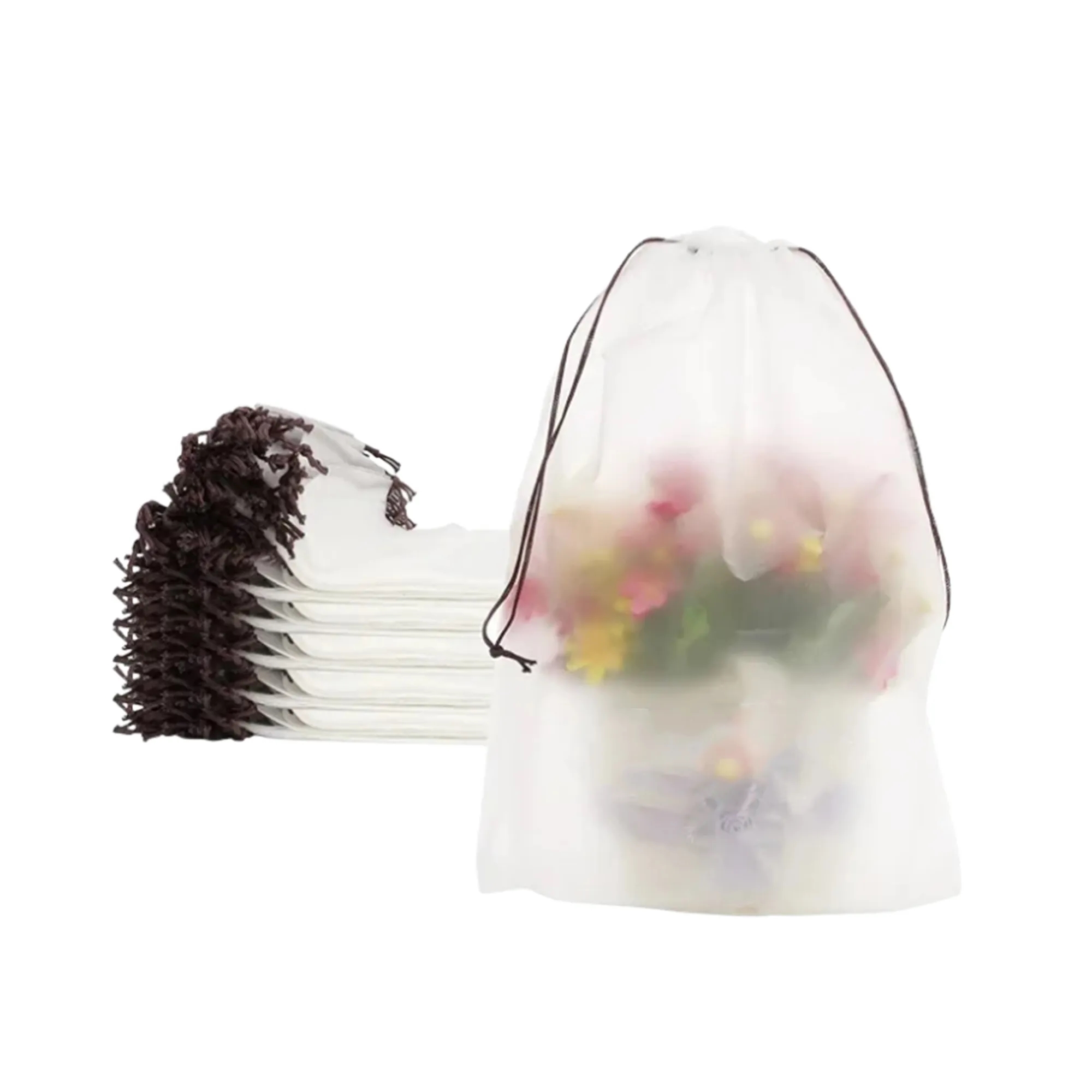 PEVA Drawstring Bag 8x6.3 4