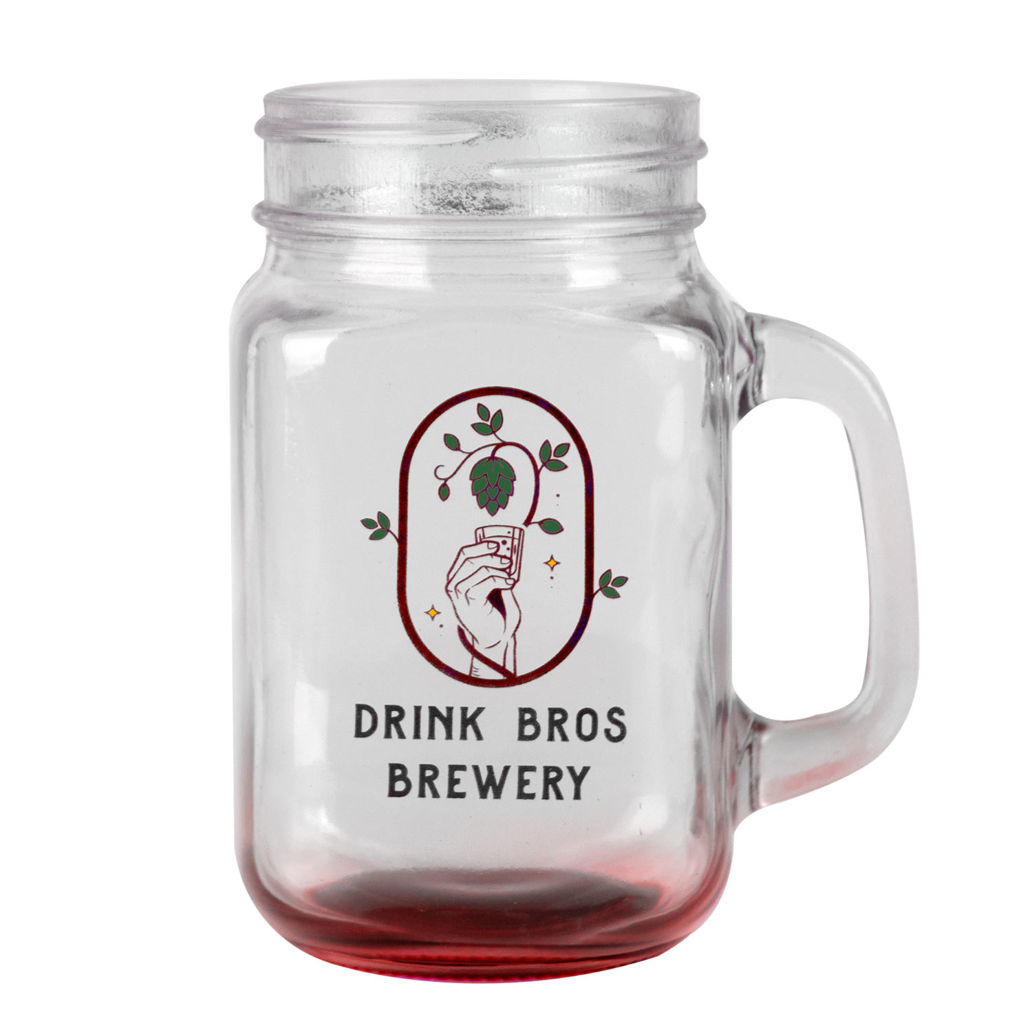 16 oz. Sunny Day Mason Jar (2 Color Imprint) 5