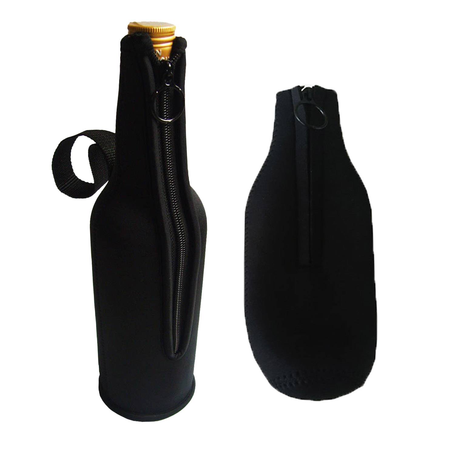 Neoprene Waterproof Zippered Bottle Sleeve 3