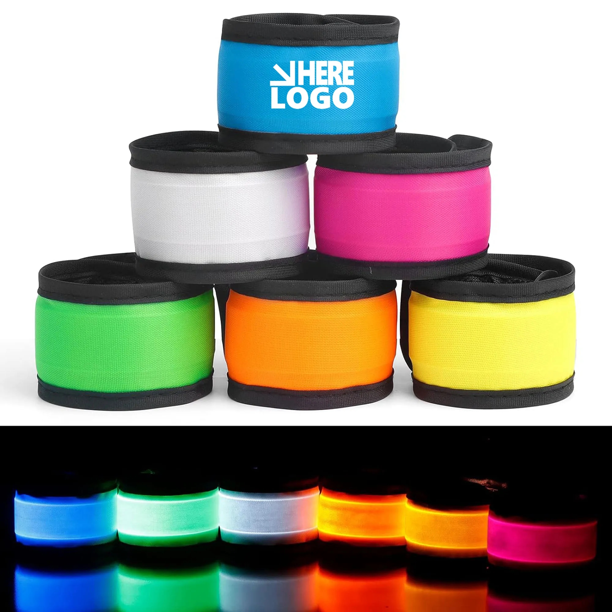 LED Light Up Slap Wristband 3