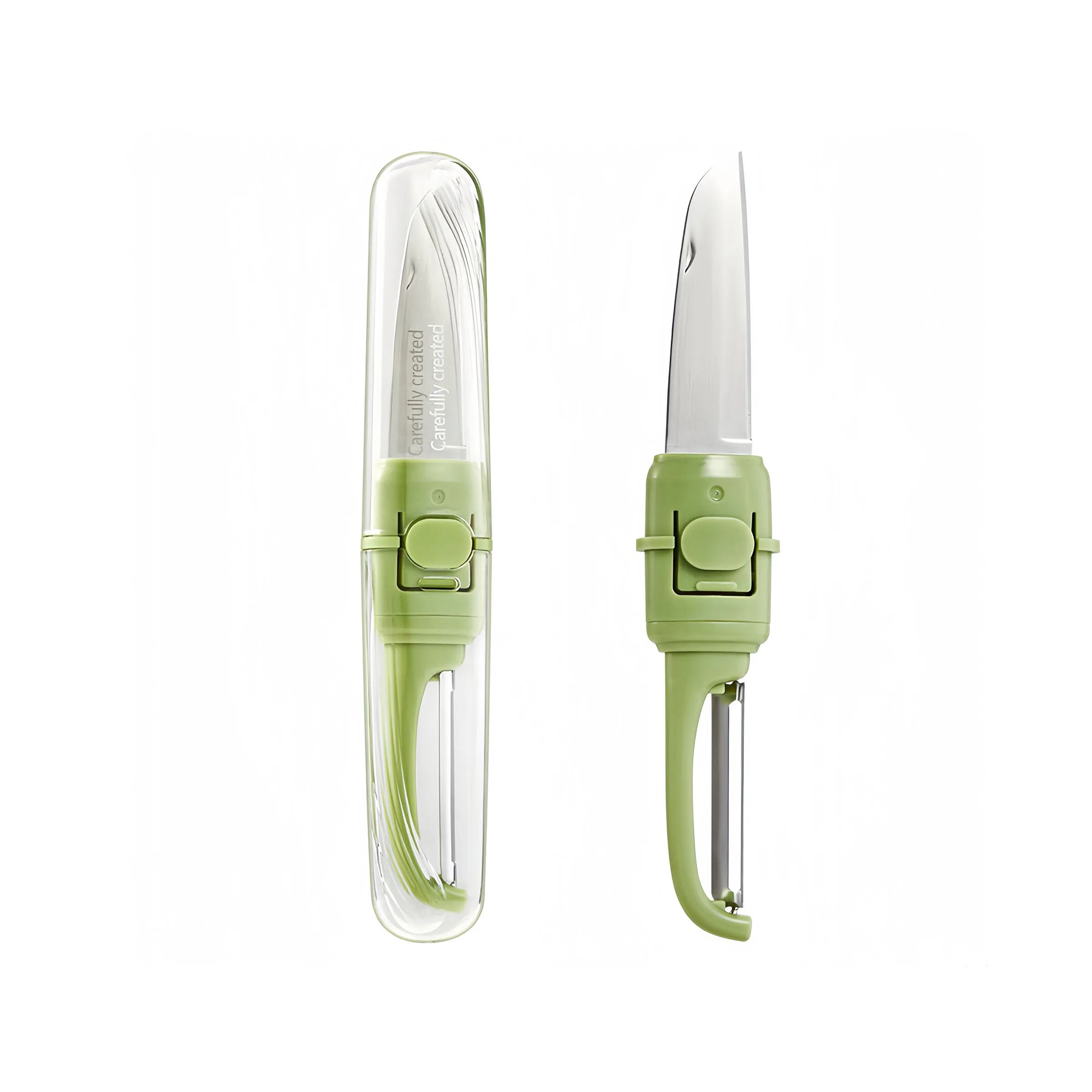 Polycarbonate Portable Folding Fruit Peeler With 10 5