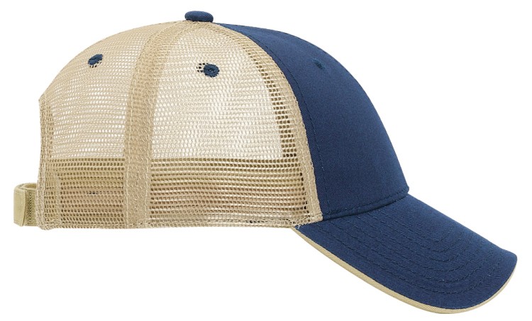 OTTO CAP® 6 Panel Low Profile Mesh Back Trucker Hat 25