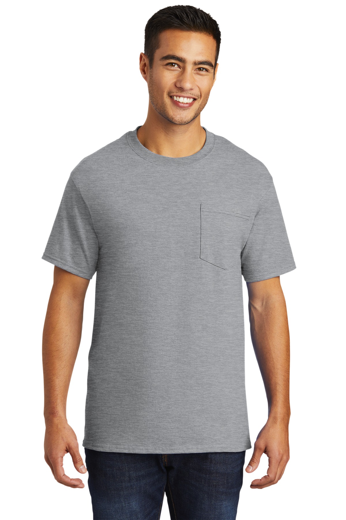 Port & Co Tall Essential Pocket Tee. PC61PT 117