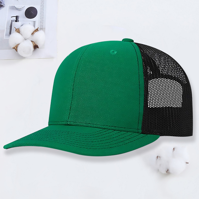 Custom Cotton Trucker Sports Sunshade Baseball Mesh Cap 2