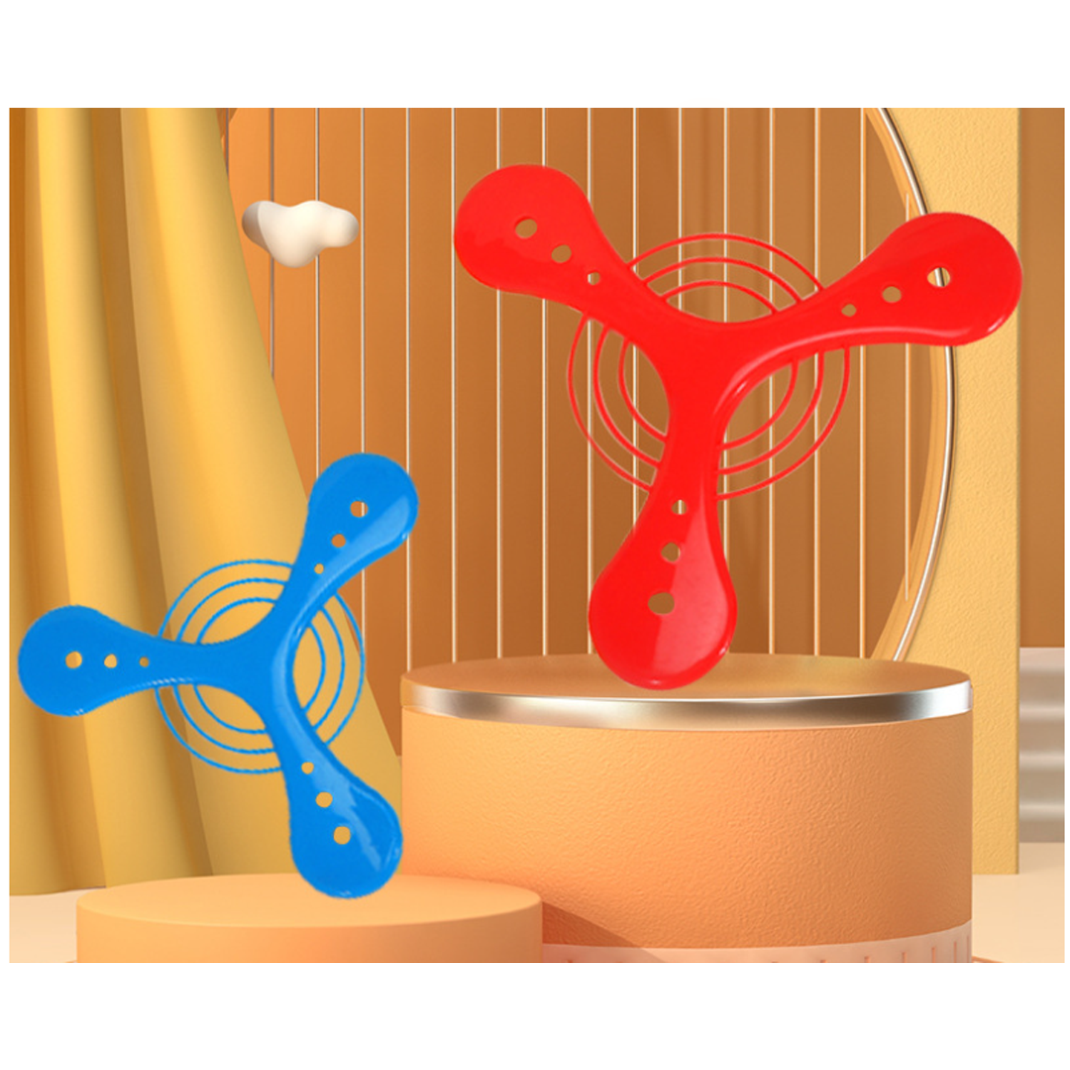Kids Triangular Boomerang Flying Disc Outdoor Play Toy 11