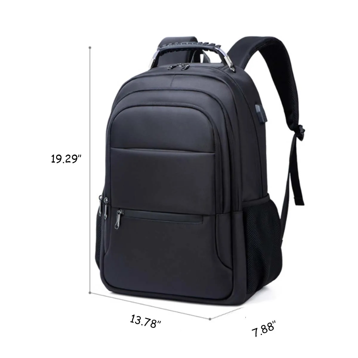 17 Inch Large Capacity Laptop Backpack w/ USB Charging Port 9