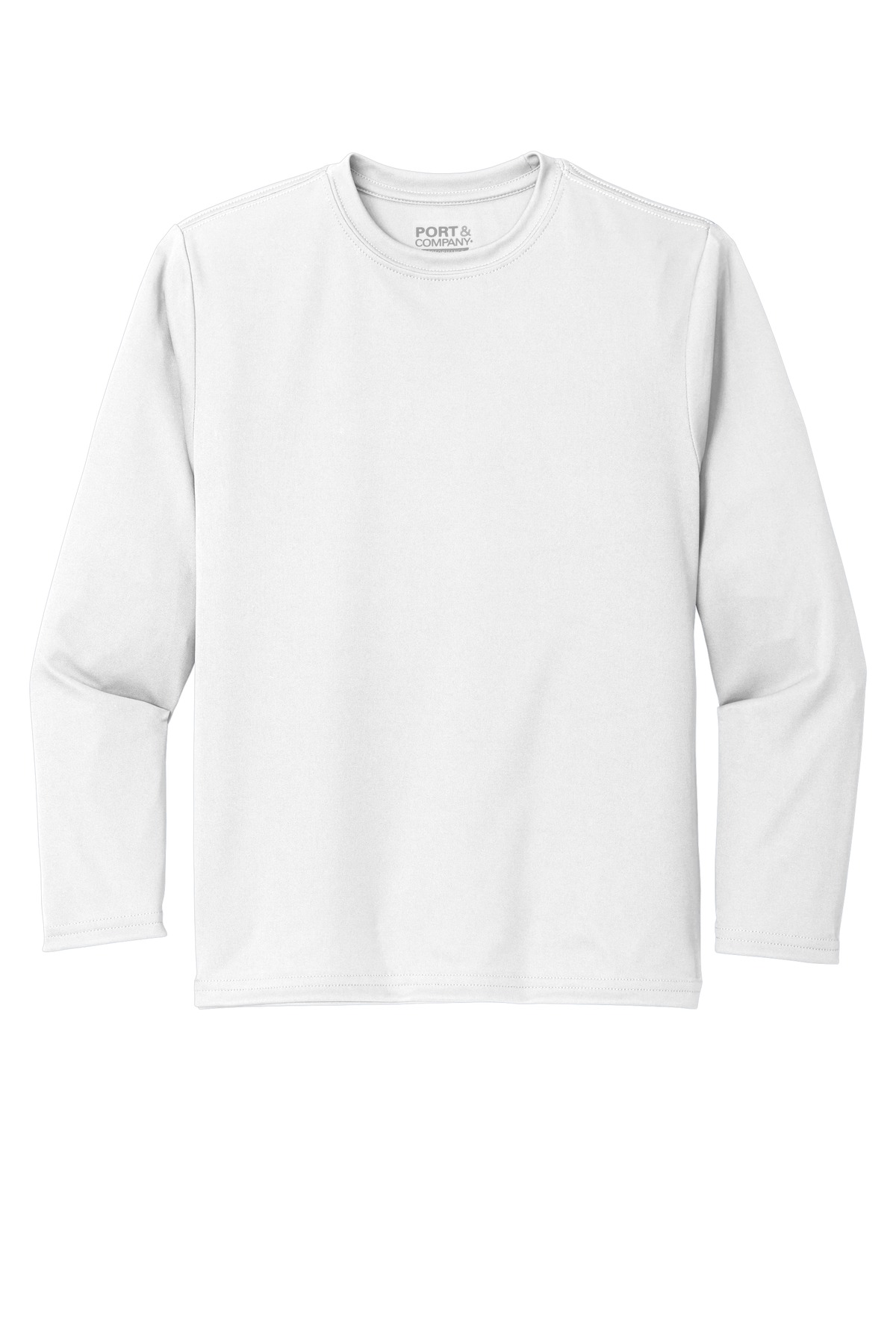 Port & Co Youth Long Sleeve Performance Tee PC380YLS 30