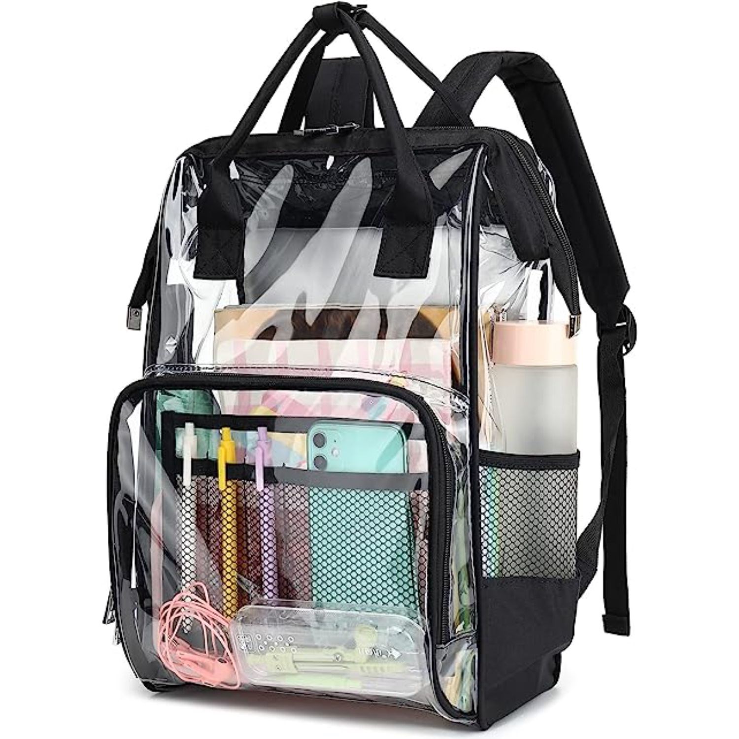Premium Heavy Duty Clear PVC Transparent Backpack 2