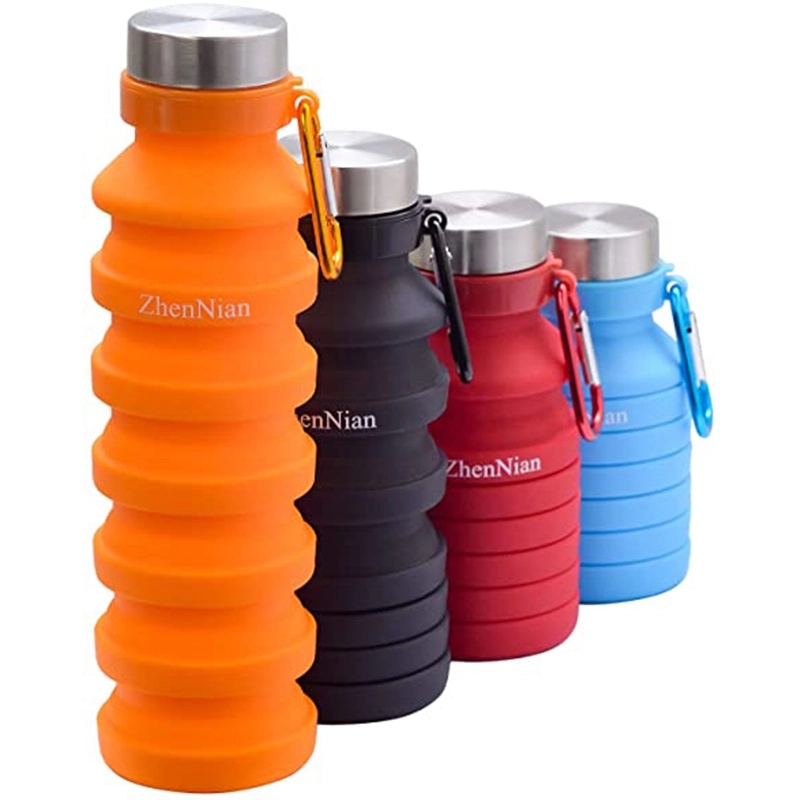 Silicone Folding Camping Cup Foldable Water Bottle 6