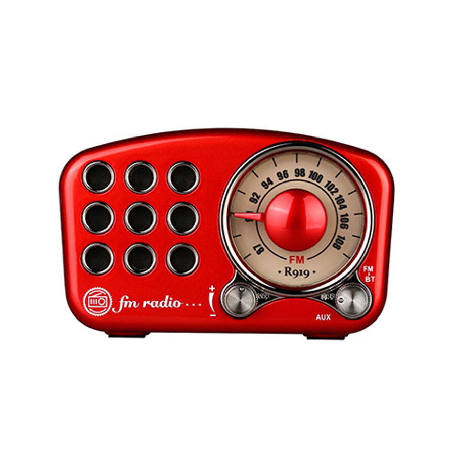 SonicWave Vintage Retro Bluetooth Speaker – Portable, Wireless & Rechargeable Music Player 4