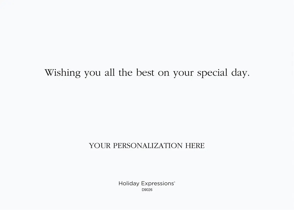 Custom Greeting Card (Horizontal, Deluxe Size, Flat) 4