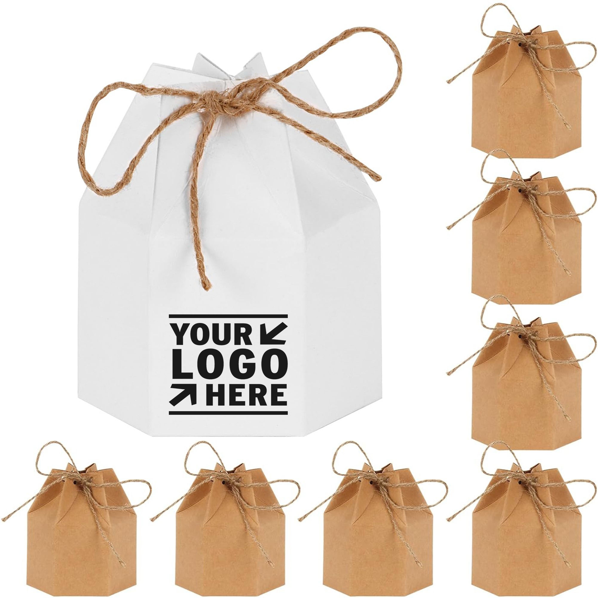 Paper Gift Box with Twines 2