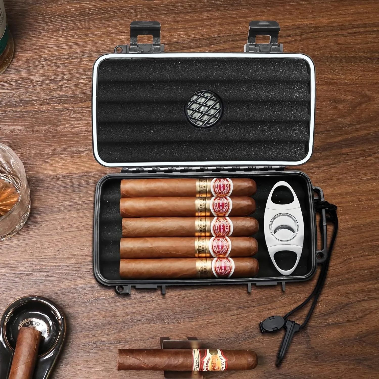 Travel Cigar Humidor Case 3