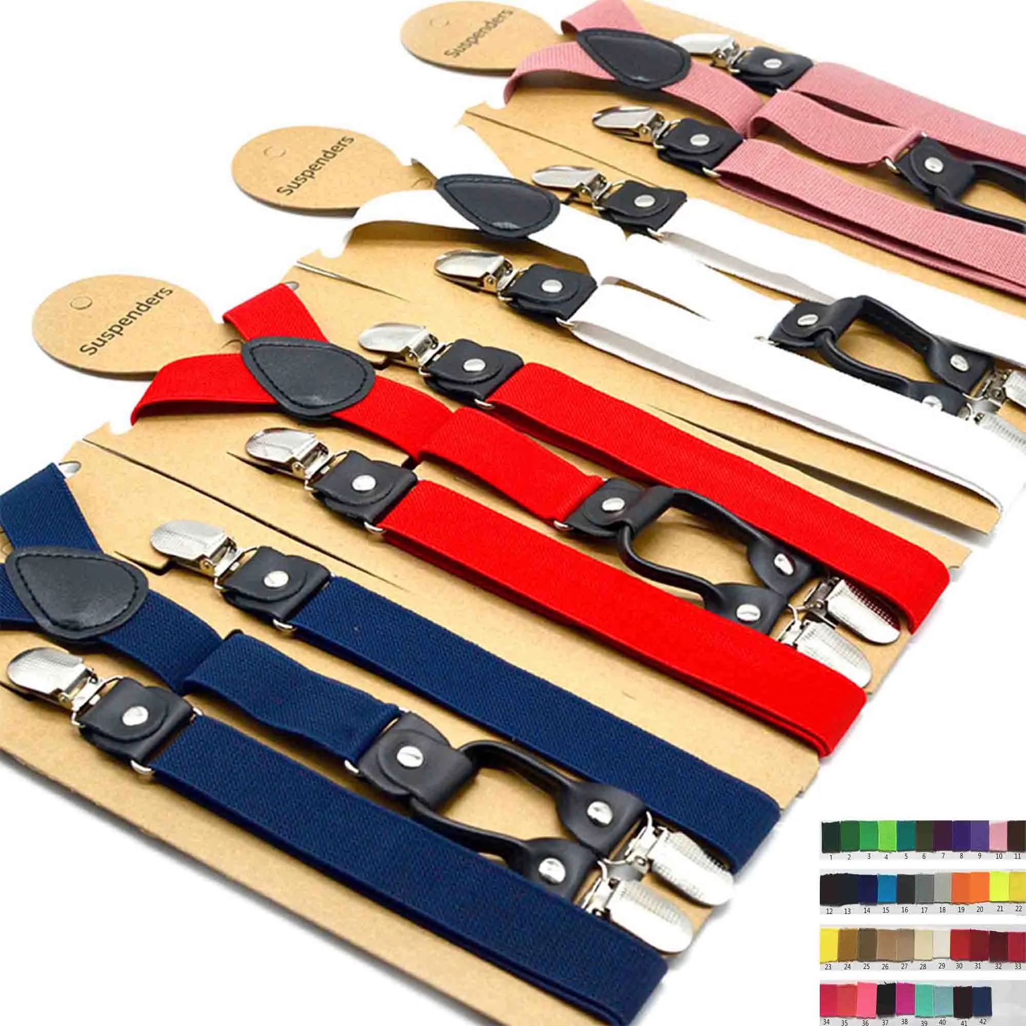 Suspenders Adjustable Unisex Y Back 3