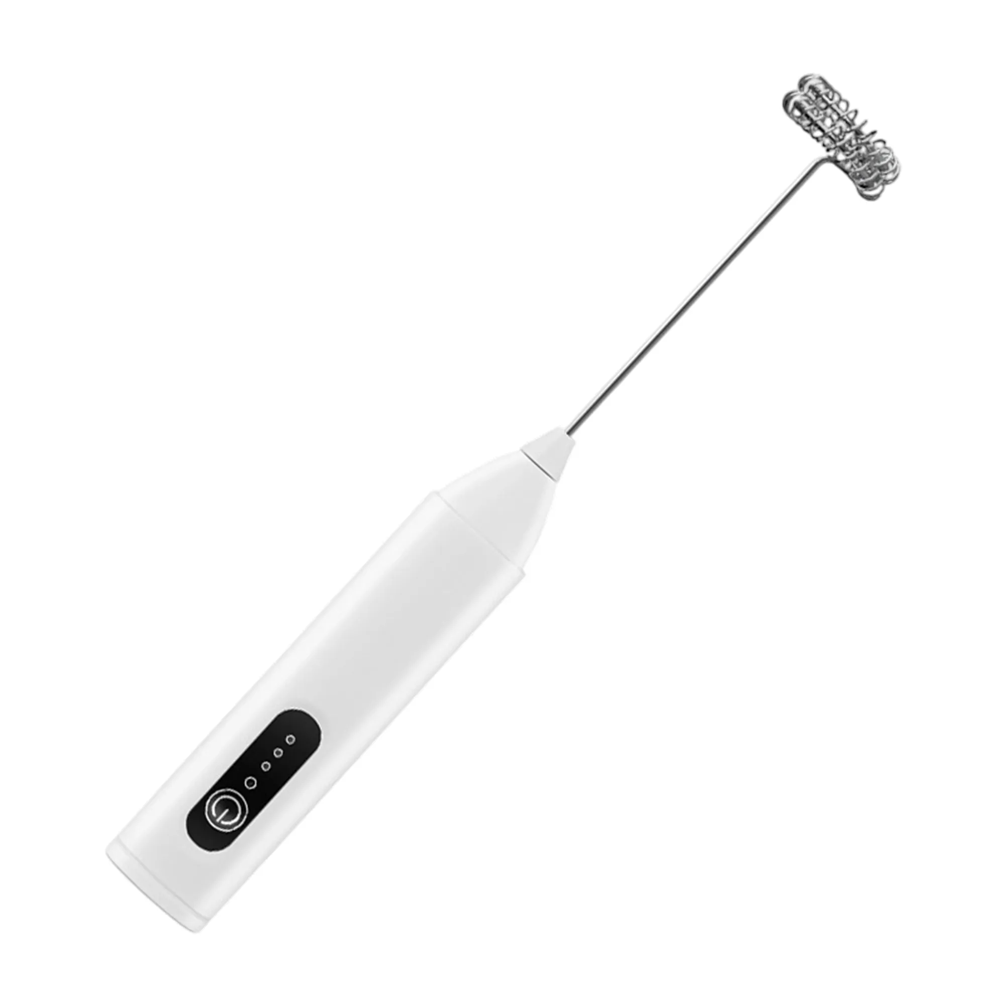 Wireless Electric Milk Frother with Dual-Spring Whisk 8