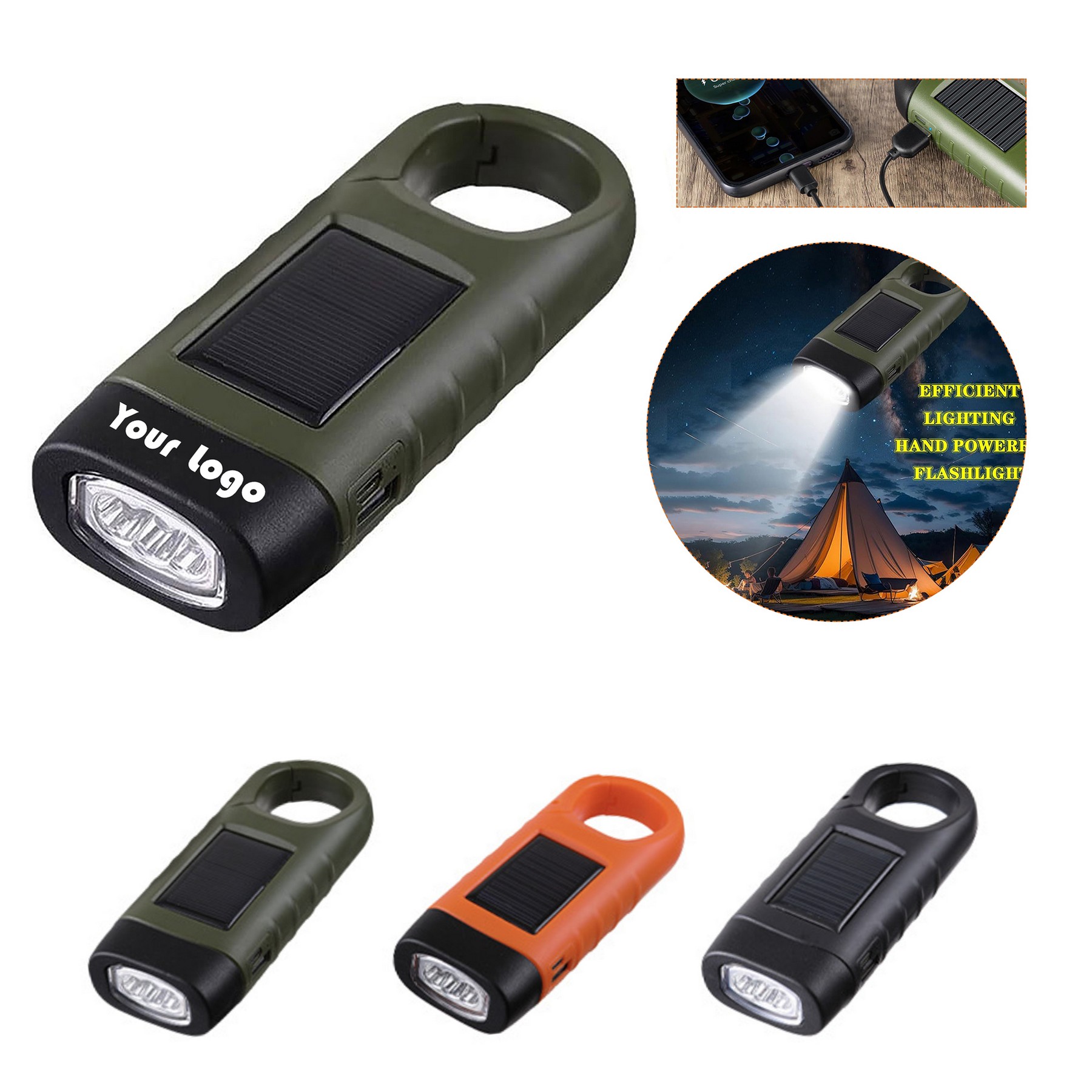 Hand Crank Flashlight 1