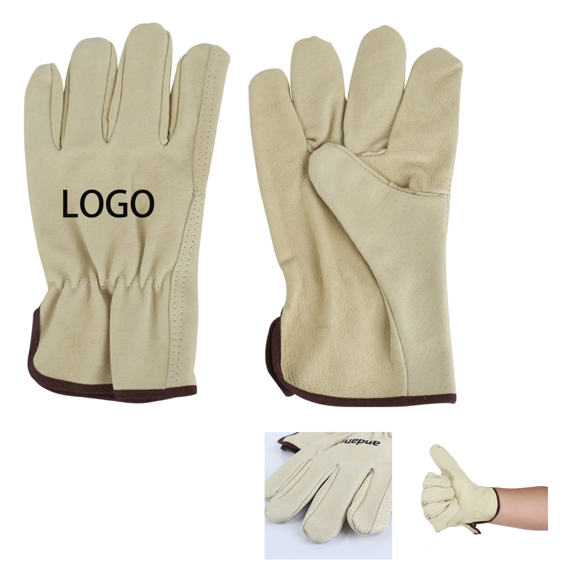 Insulated Pigskin Driver's Glove MOQ 100 Pairs