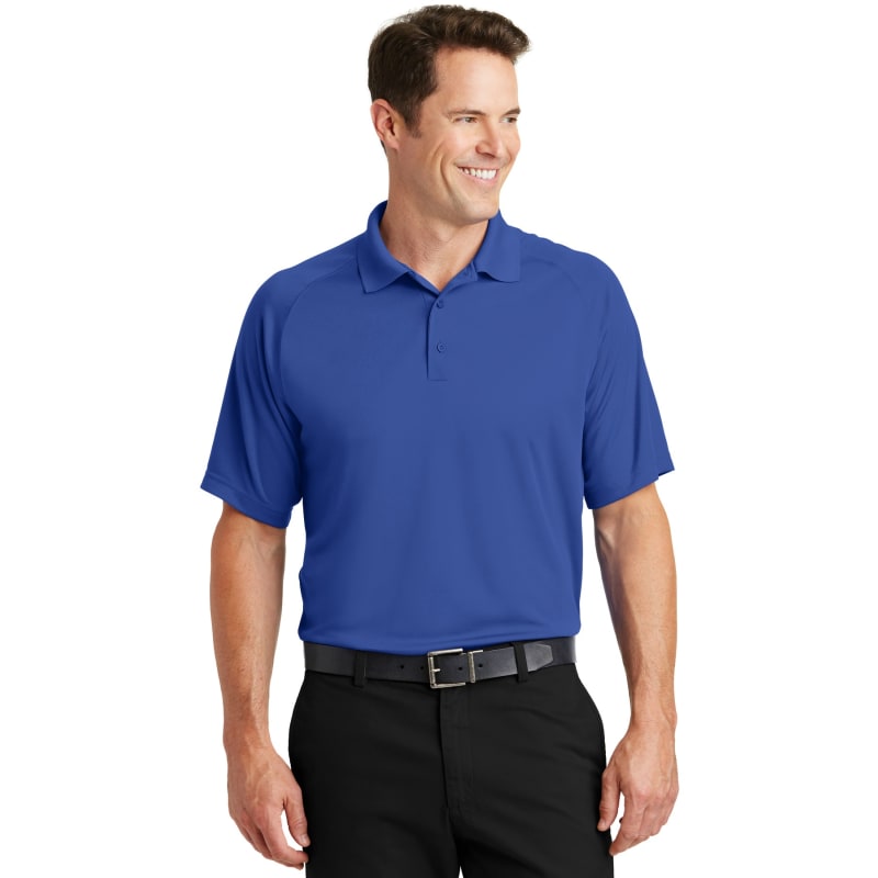 Sport-Tek Dry Zone Raglan Polo. 53