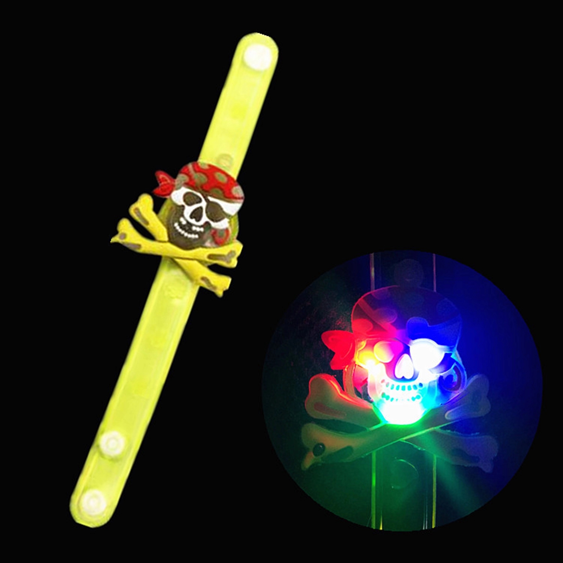 LED Halloween Wrist Strap Flash Bracelet 7