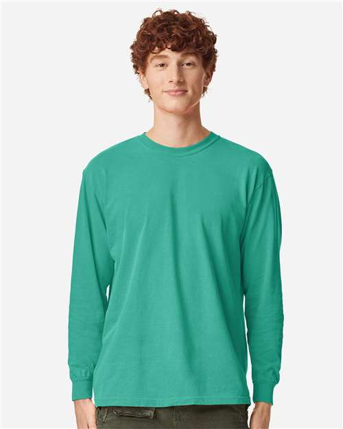 Unisex Garment-Dyed Heavyweight Long Sleeve T-Shirt - 6014 223