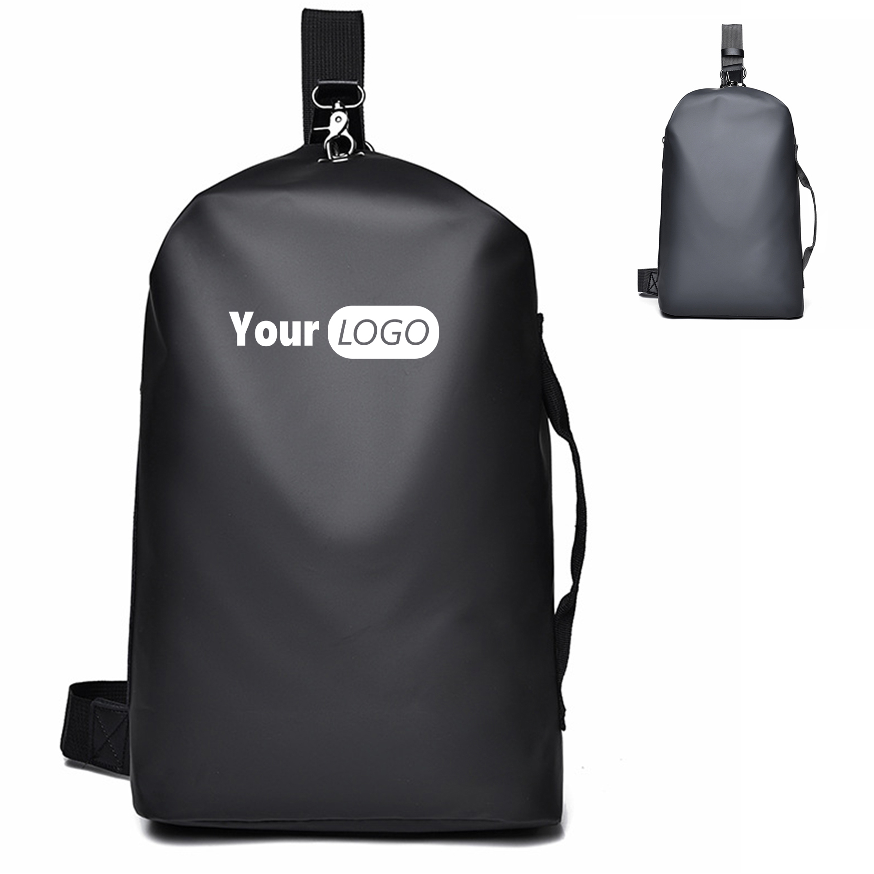 Nylon Sling Backpack with USB crossbody bag for Men 2