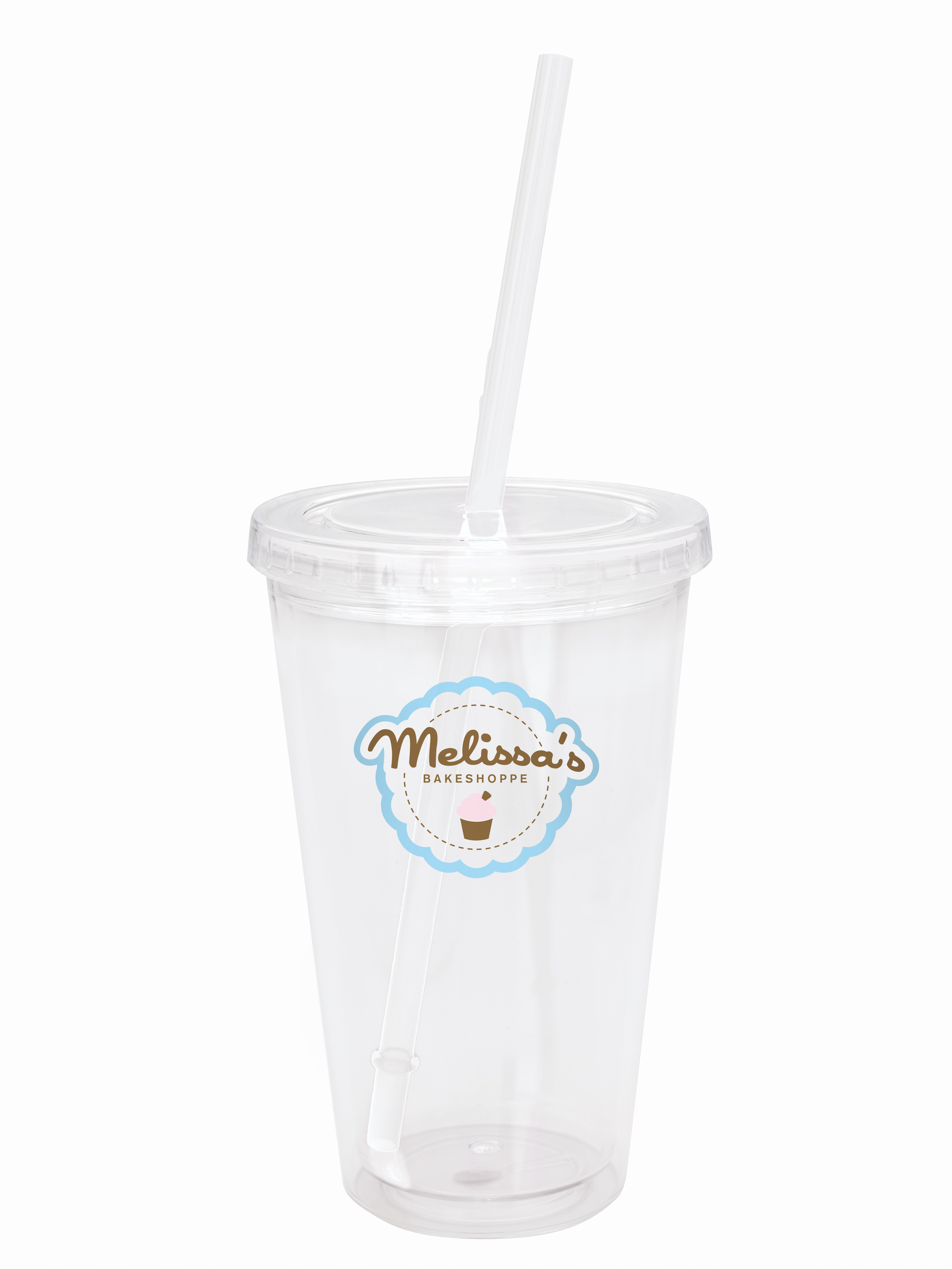 Good Value™ Clear Tumbler with Colored Lid - 18 oz. 45