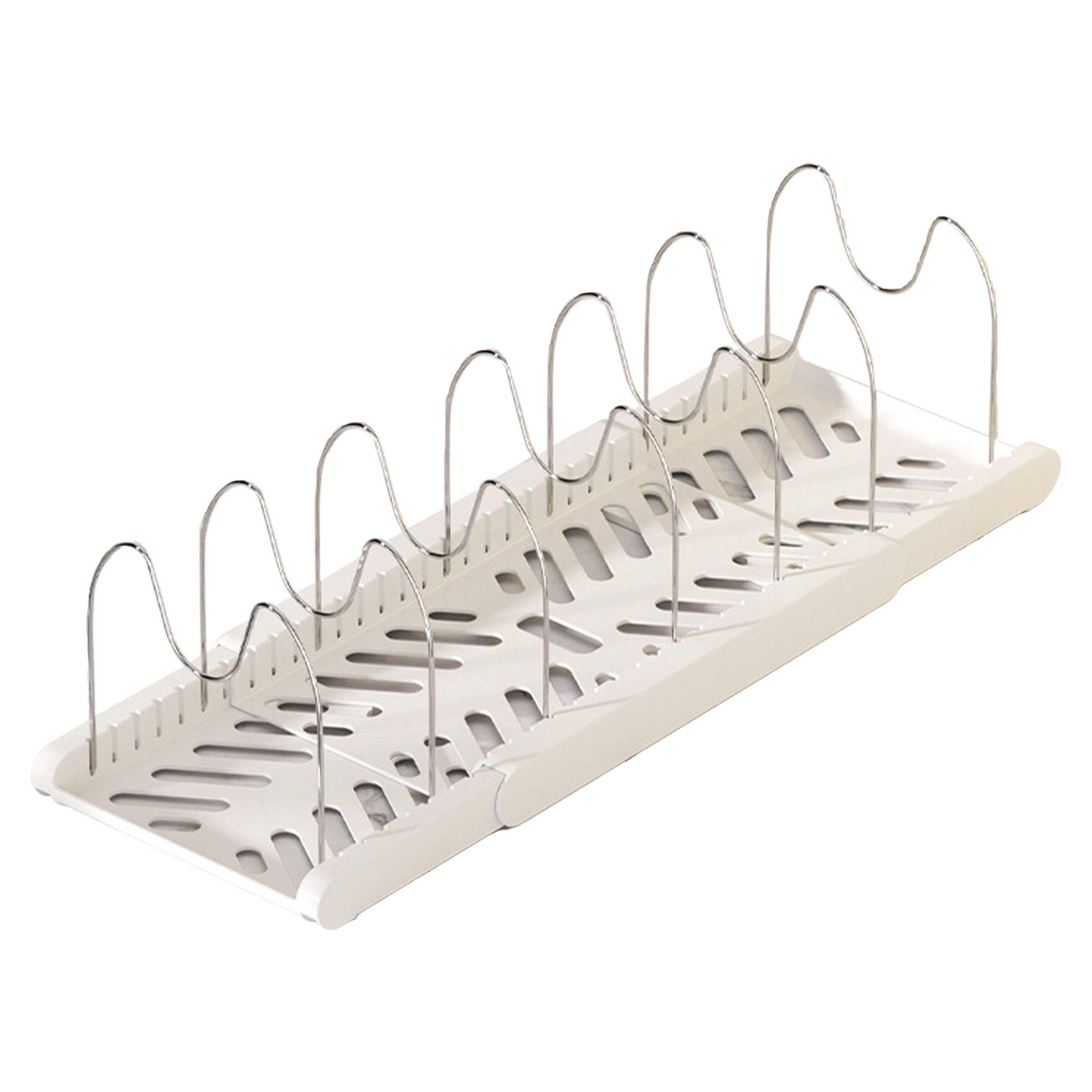 Stainless Steel Scalable Cabinet Pot Rack 2