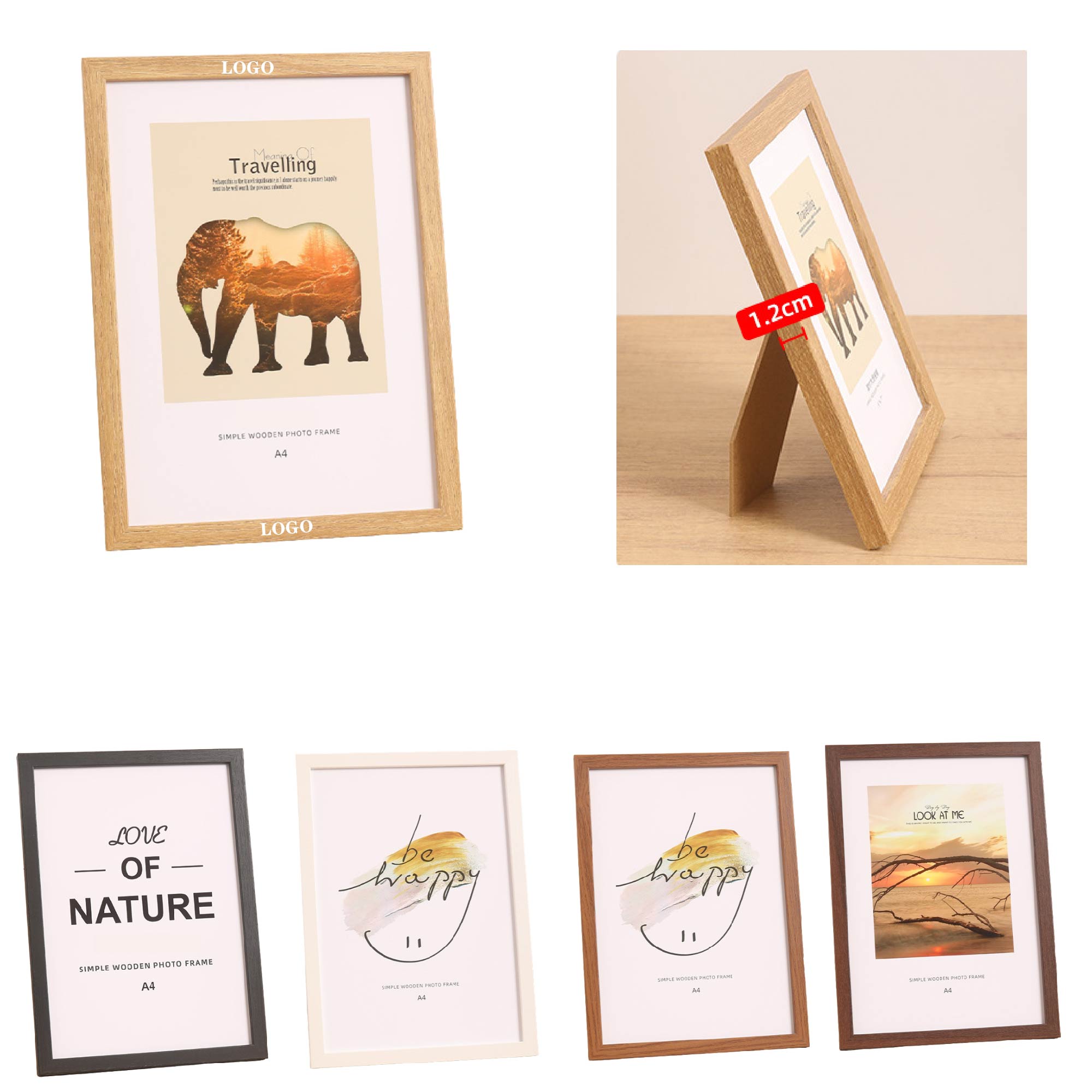 MOQ 10 pcs Wall Mount Photo Frame 2