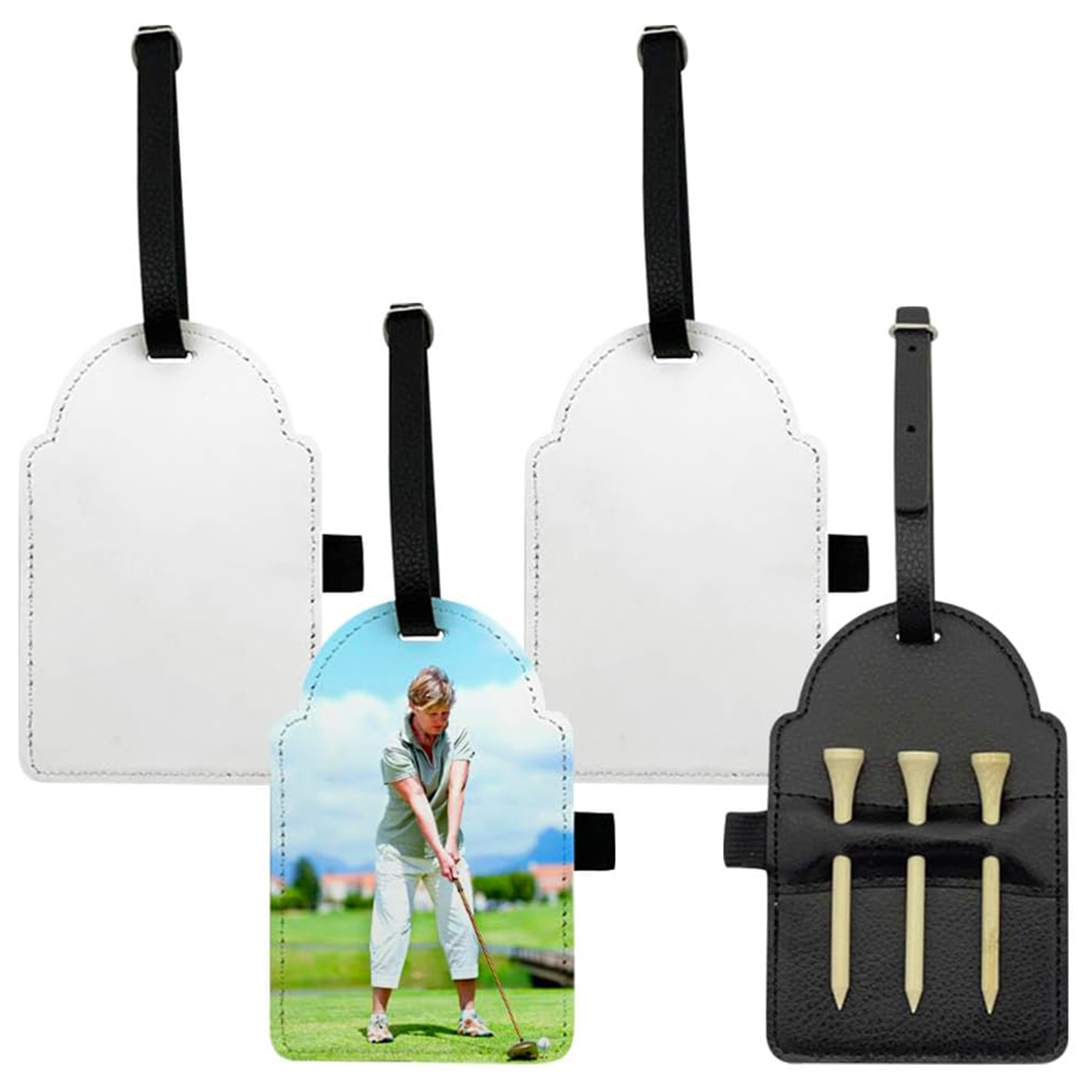 MOQ 50pcs PU Golf Tee Bag 2