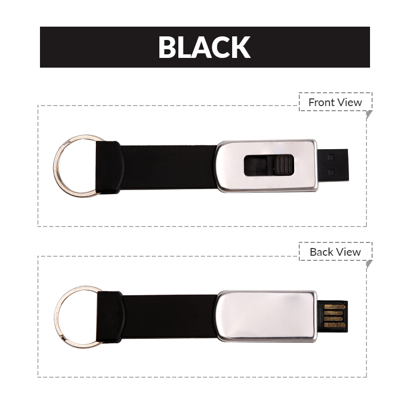 Keyring Strap with Retractable USB Flash Drive 6