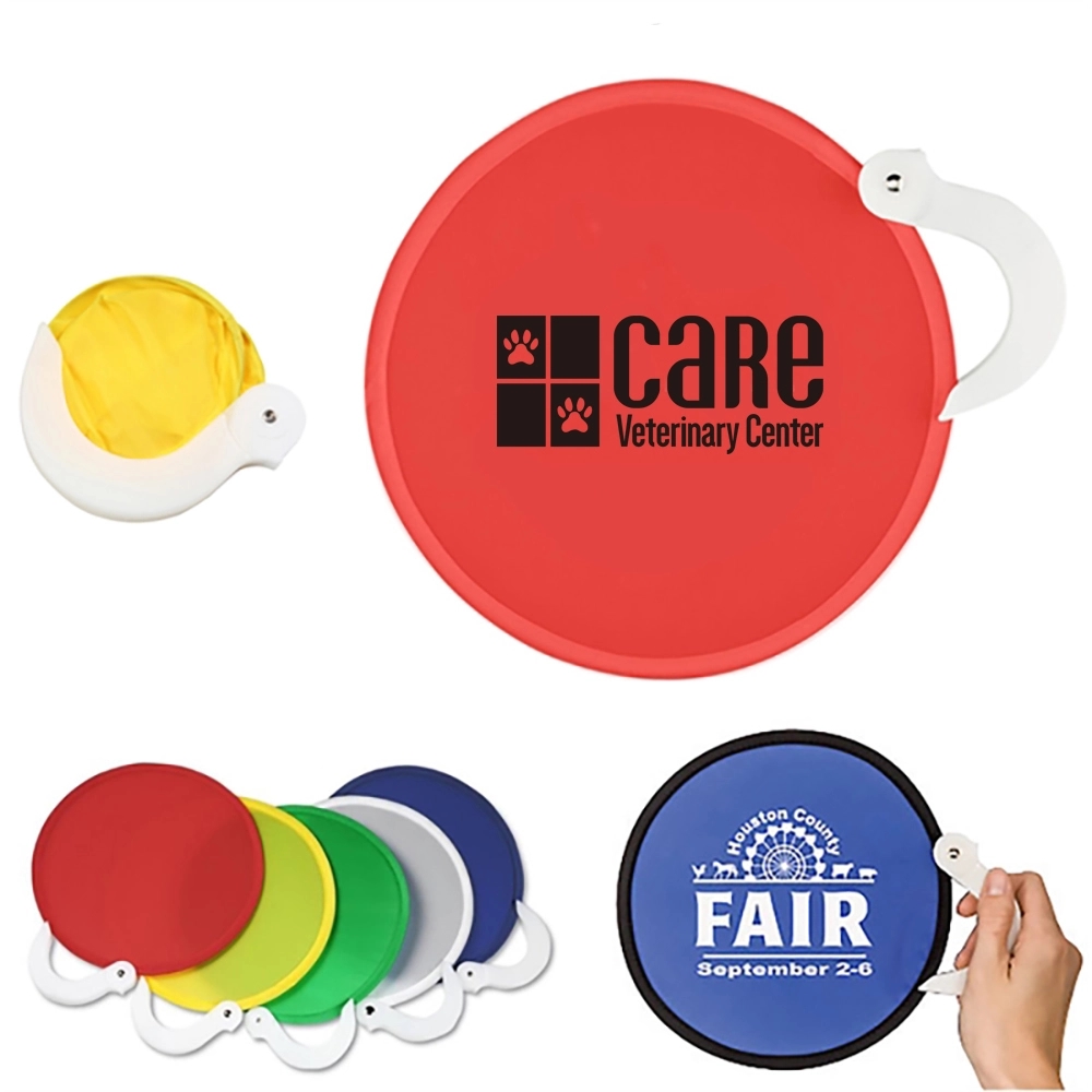 Nylon Promotional Foldable Flying Disc/Fan 2