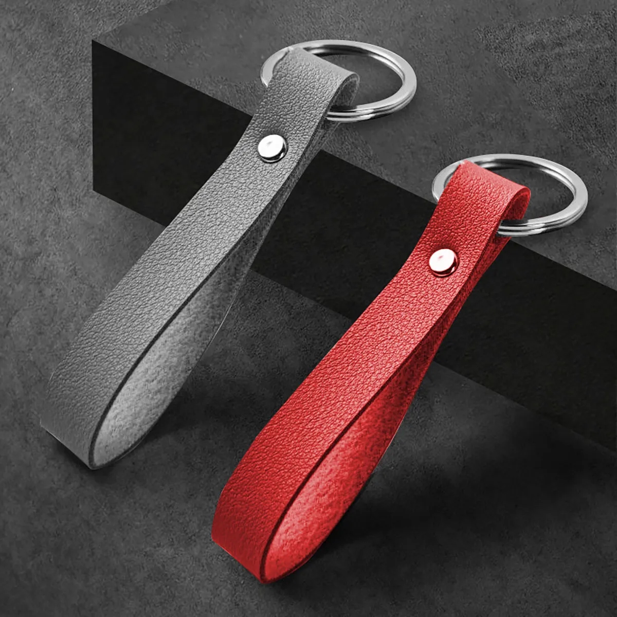 PU Leather Car Keychain Pendant Accessories 9