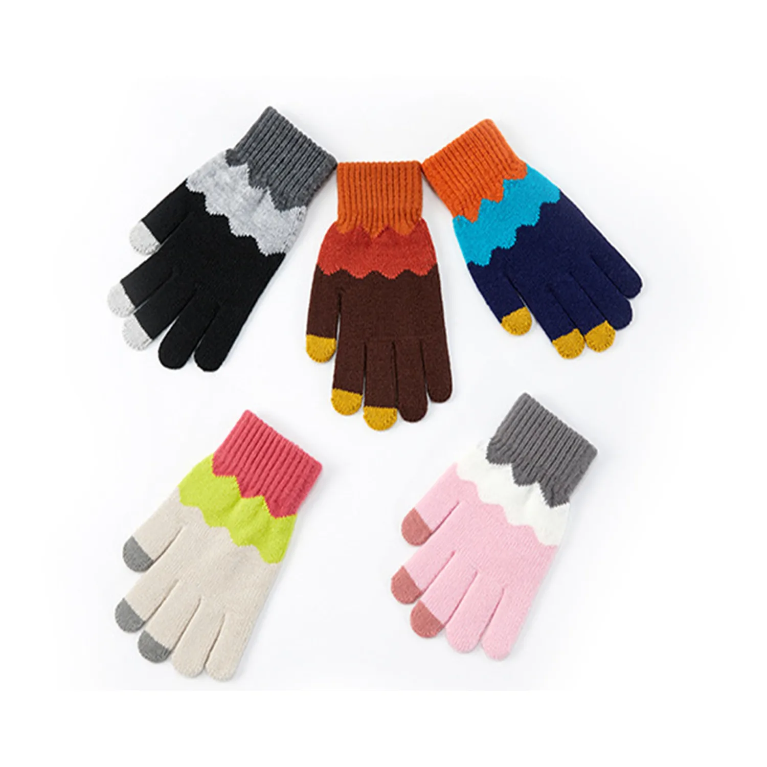 Winter Warm Knitted Touchscreen Gloves 2