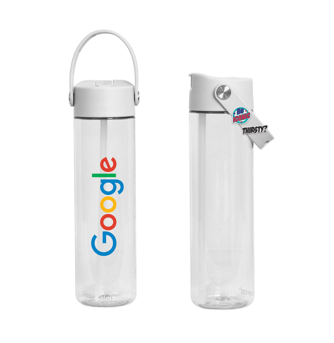 Elemental® 26oz Splash Tritan Charm Bottle with Drinking Spout and Straw 8