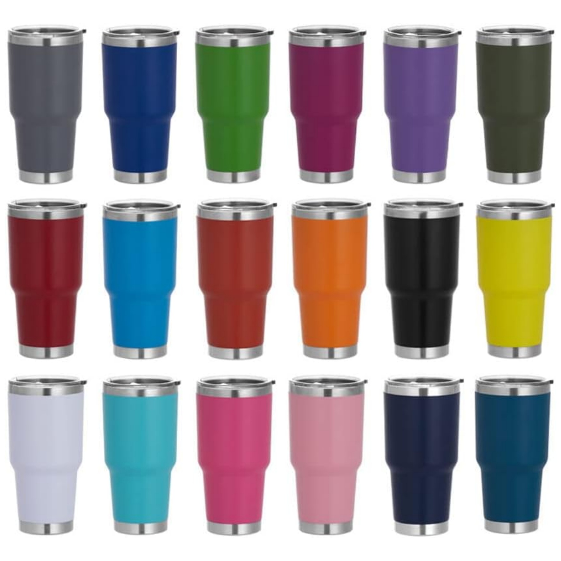 30oz Stainless Steel Double-wall Insulated Cup Tumbler 3