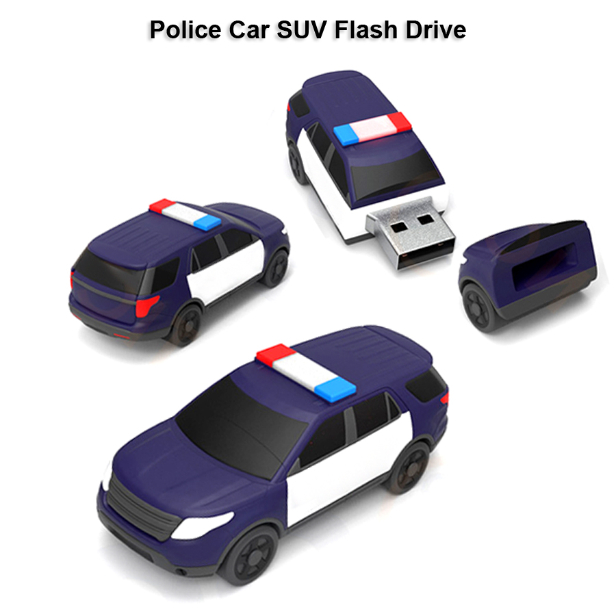 Police SUV Flash Drive / USB - 128MB