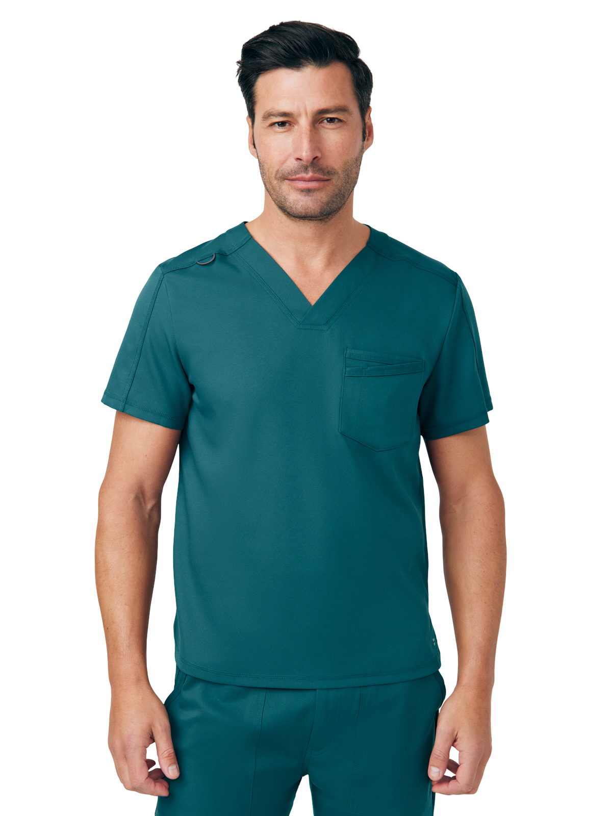 White Cross - VIBE - Men's Two-Pocket Tuck-In V-Neckline Top 9