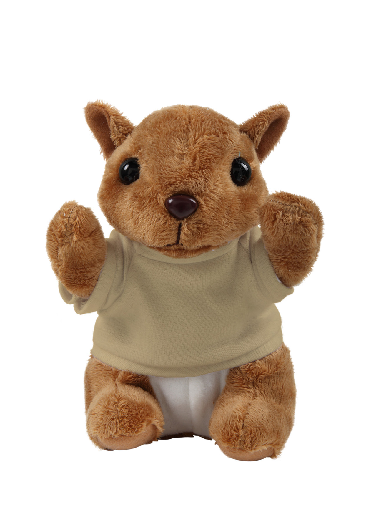 Soft Plush Sitting Squirrel with T-shirt 5