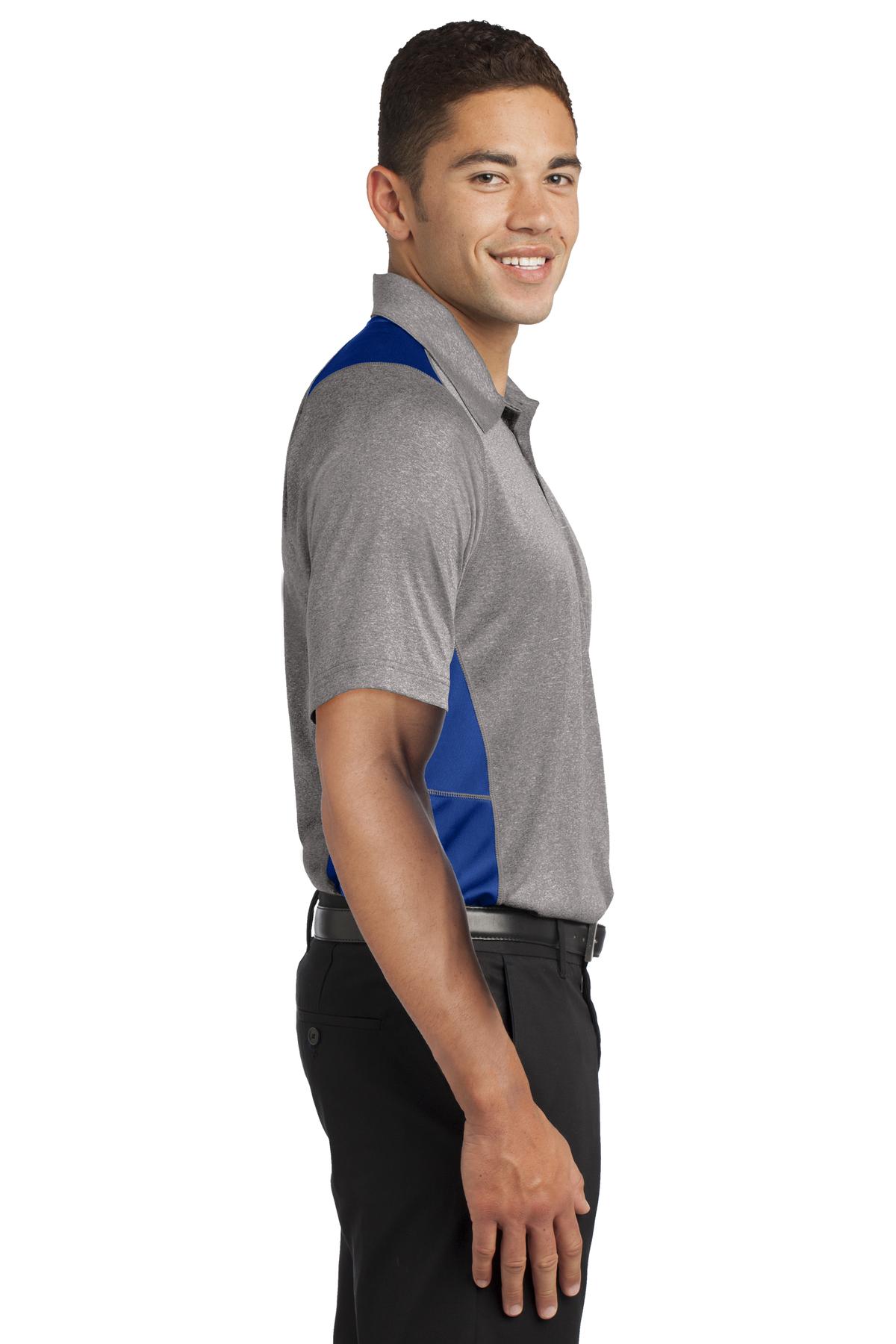 Sport-Tek® Heather Colorblock Contender Polo 71