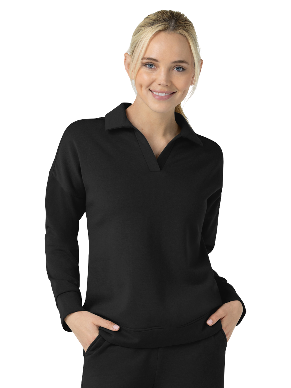 Wink- Unwind & Lounge - Women's Relaxed Pullover Polo 10