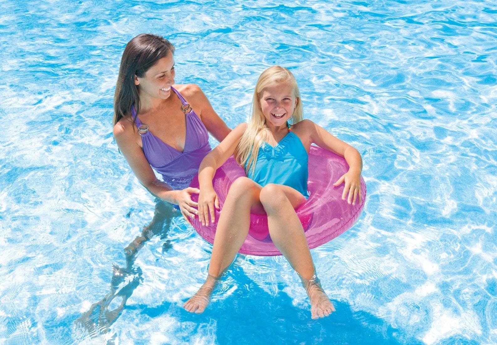 30" Transparent Swimming Ring 4