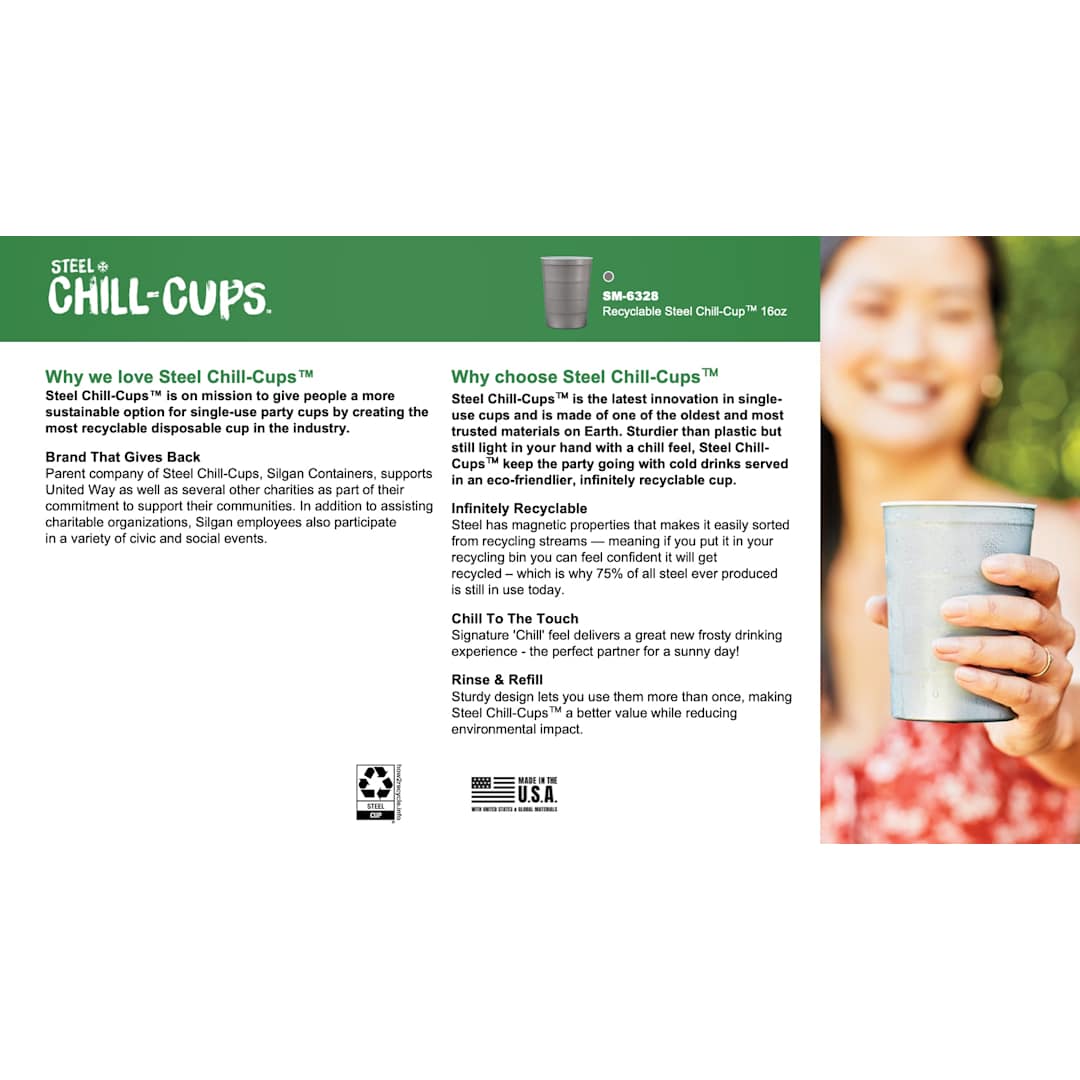 Recyclable Steel Chill-Cups™ 16oz 152