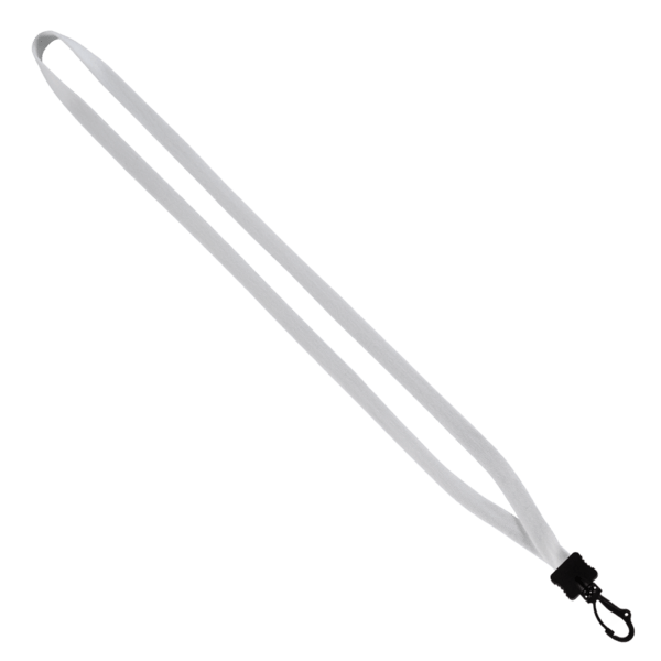 1/2" Cotton Lanyard with Plastic Clamshell & Swivel Snap Hook 2