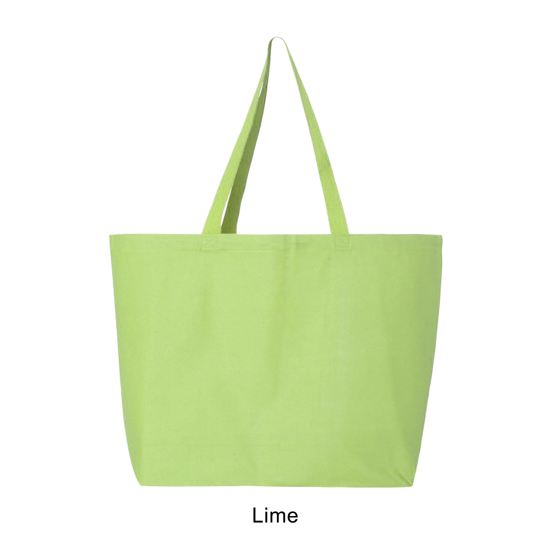 12 oz. 100% Heavy Cotton Canvas 25L Jumbo Tote Bag_R108BT 10