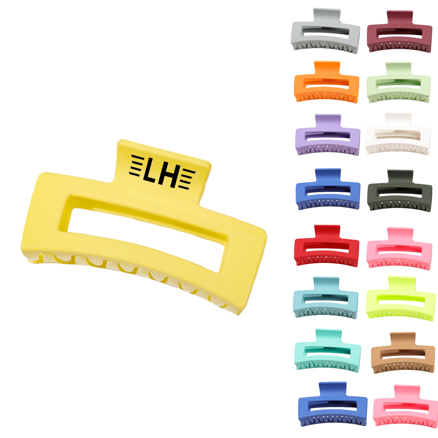 Simple Rectangle Shape Hair Clip 3