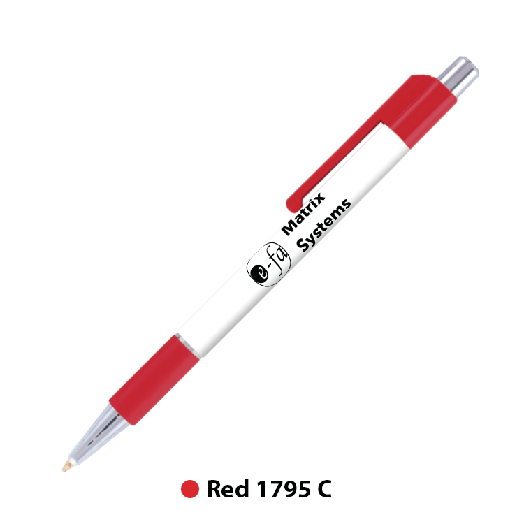 Chromatic Grip Plastic Pen (Full Color Imprint) 3