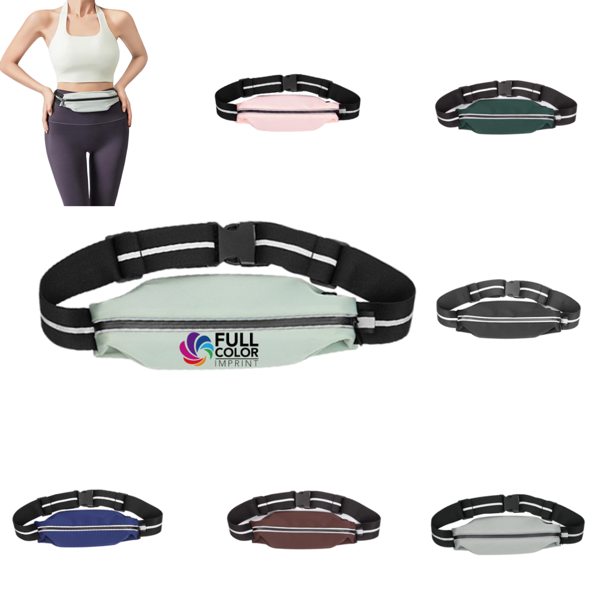 Full Color Outdoor Sports Fanny Pack MOQ 50 4