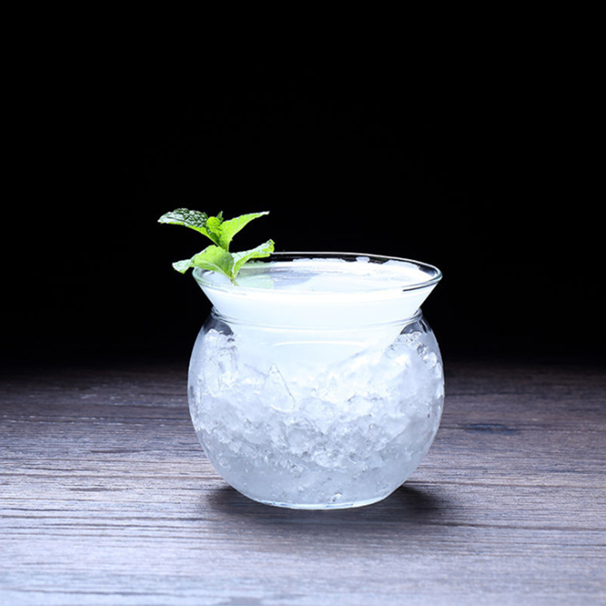 Glass Creative Circular Cocktail Cup 3