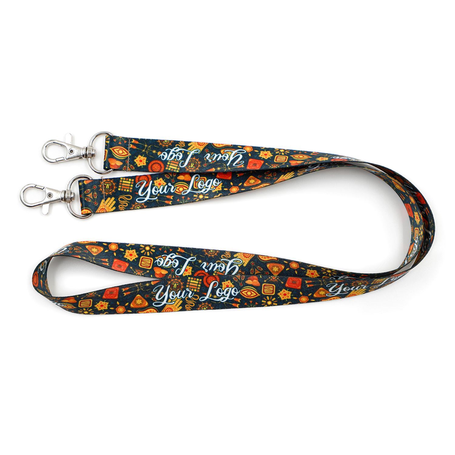 Eco-friendly Dye-Sublimated rPET Double Ended Lanyard 3